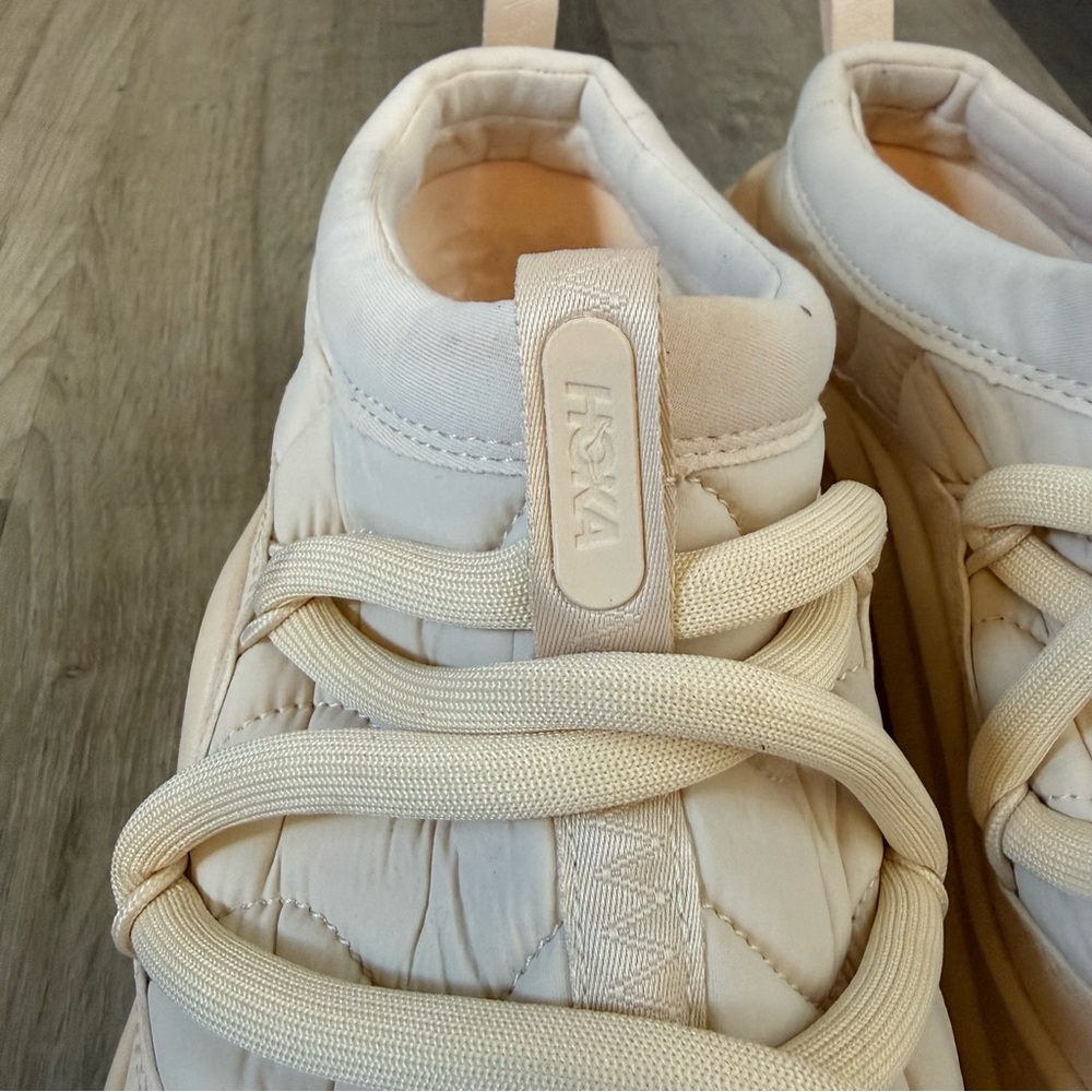 Hoka One One Women's Cream/Beige Sneakers - Picture 4 of 7